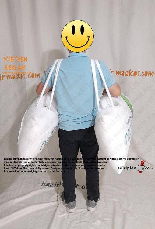Sensodyne Nourish Diş Macunu Çanta maskot kostümü