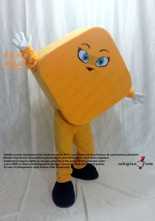 Geometri Karo Maskot / Cinfikir maskot kostümü