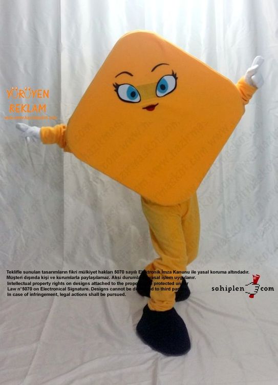 Geometri Karo Maskot / Cinfikir maskot kostümü