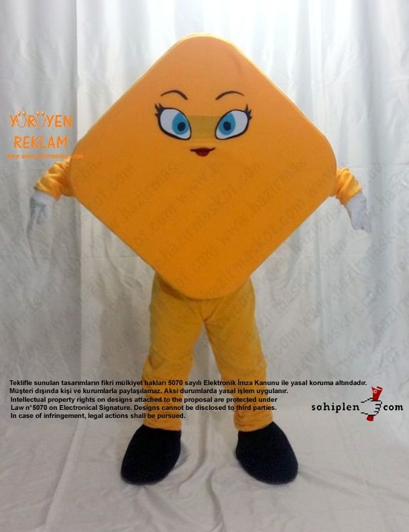 Geometri Karo Maskot / Cinfikir maskot kostümü