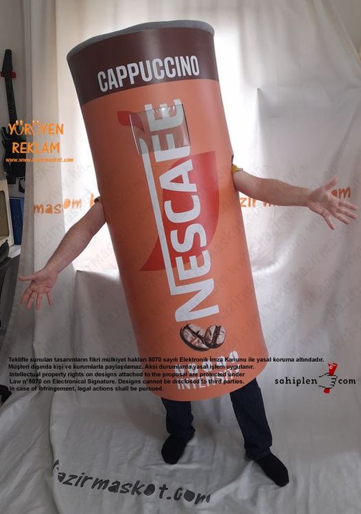 Nescafe Express Maskot Kostümü maskot kostümü