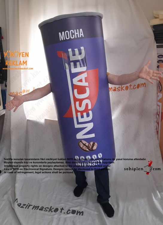 Nescafe Express Maskot Kostümü maskot kostümü