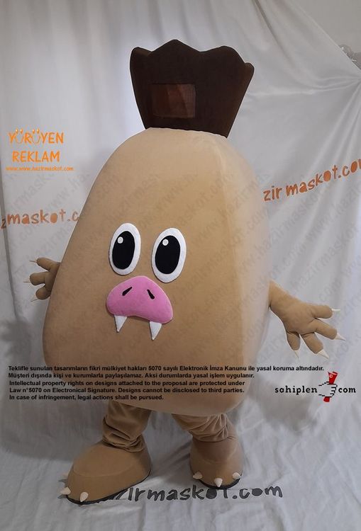 Oorhaggis Maskot Kostümü maskot kostümü