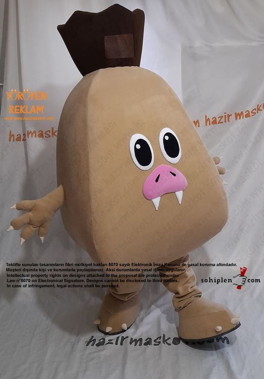 Oorhaggis Maskot Kostümü maskot kostümü