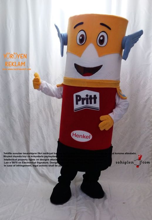 Pritt Takım Maskot / HENKEL maskot kostümü