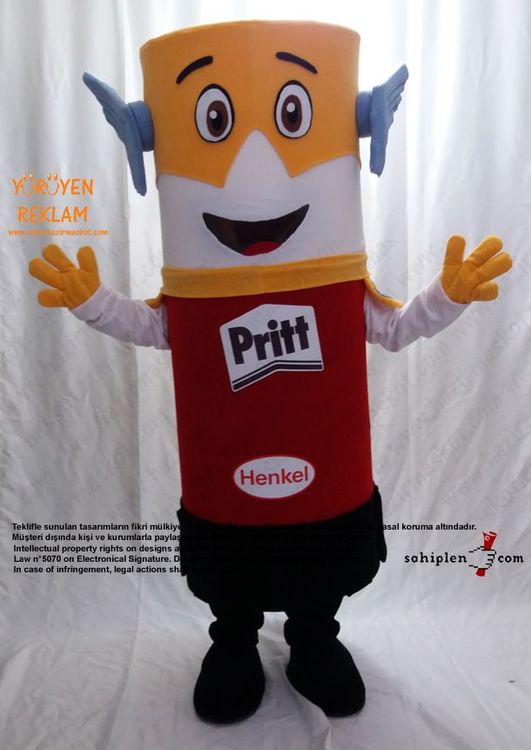 Pritt Takım Maskot / HENKEL maskot kostümü