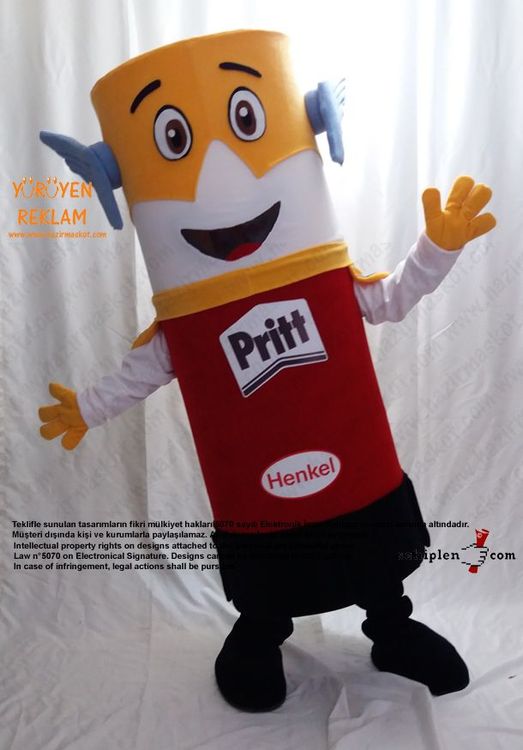 Pritt Takım Maskot / HENKEL maskot kostümü