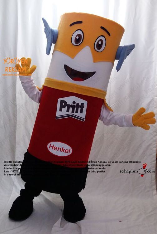 Pritt Takım Maskot / HENKEL maskot kostümü