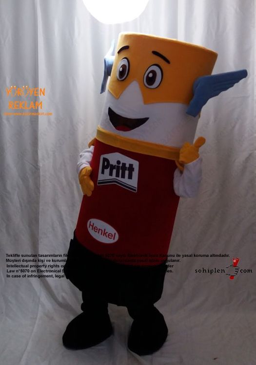Pritt Takım Maskot / HENKEL maskot kostümü