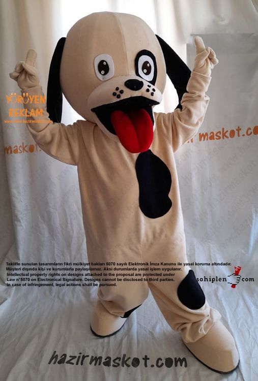 Rompy Dog Köpek Maskot kostümü maskot kostümü