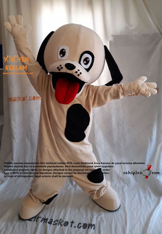 Rompy Dog Köpek Maskot kostümü maskot kostümü