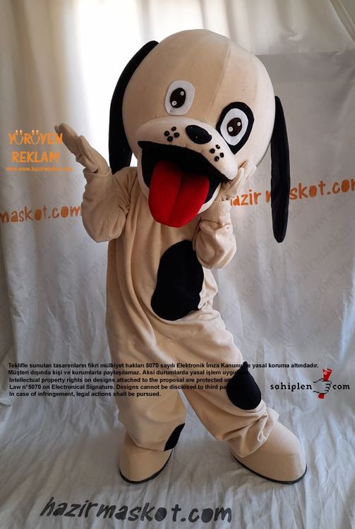 Rompy Dog Köpek Maskot kostümü maskot kostümü
