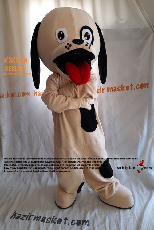 Rompy Dog Köpek Maskot kostümü maskot kostümü