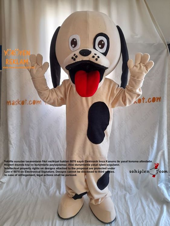 Rompy Dog Köpek Maskot kostümü maskot kostümü