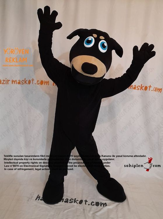Roteweiler Köpek Maskot Kostümü / Rotweiler Dog Mascot Costume maskot kostümü