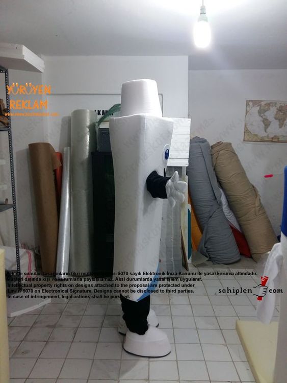 Tantum Krem Maskot Kostümü / We Events maskot kostümü