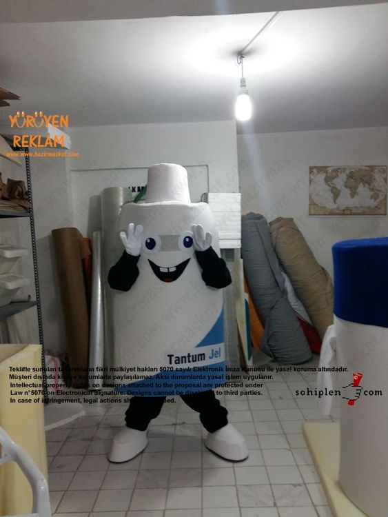 Tantum Krem Maskot Kostümü / We Events maskot kostümü