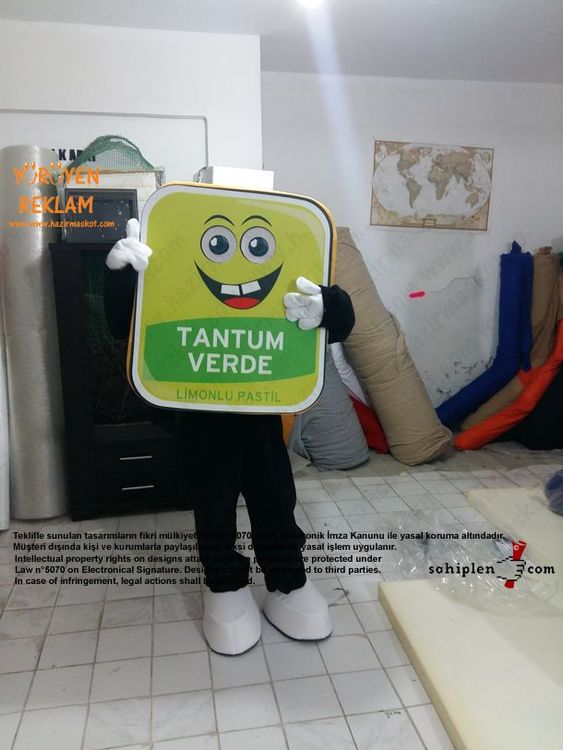 Tantum Pastil Maskot Kostümü / We Events maskot kostümü