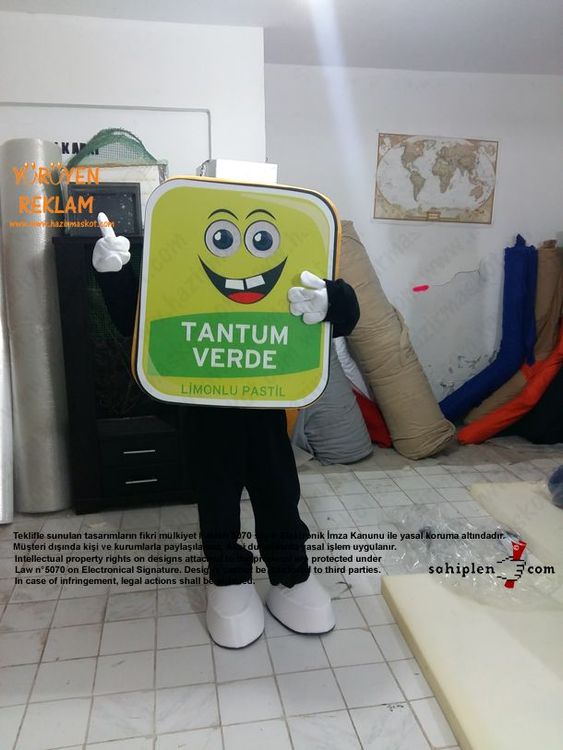 Tantum Pastil Maskot Kostümü / We Events maskot kostümü
