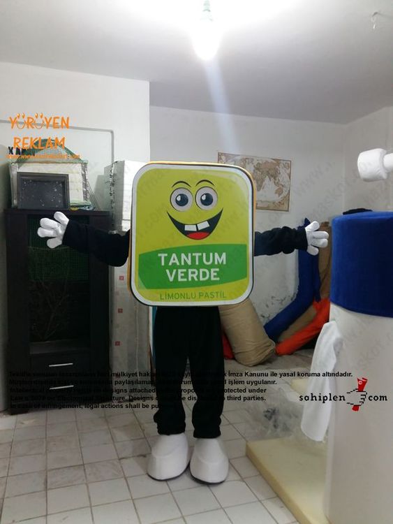 Tantum Pastil Maskot Kostümü / We Events maskot kostümü