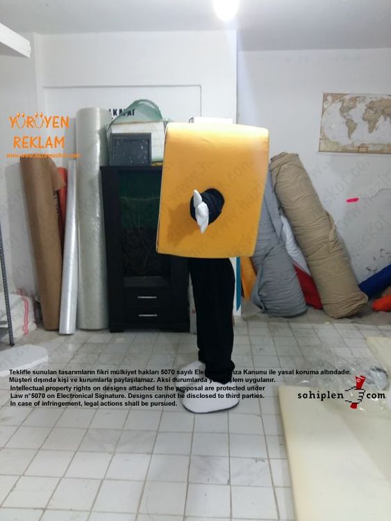 Tantum Pastil Maskot Kostümü / We Events maskot kostümü