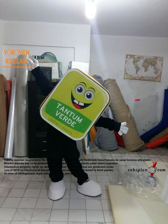 Tantum Pastil Maskot Kostümü / We Events maskot kostümü