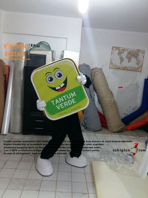 Tantum Pastil Maskot Kostümü / We Events maskot kostümü