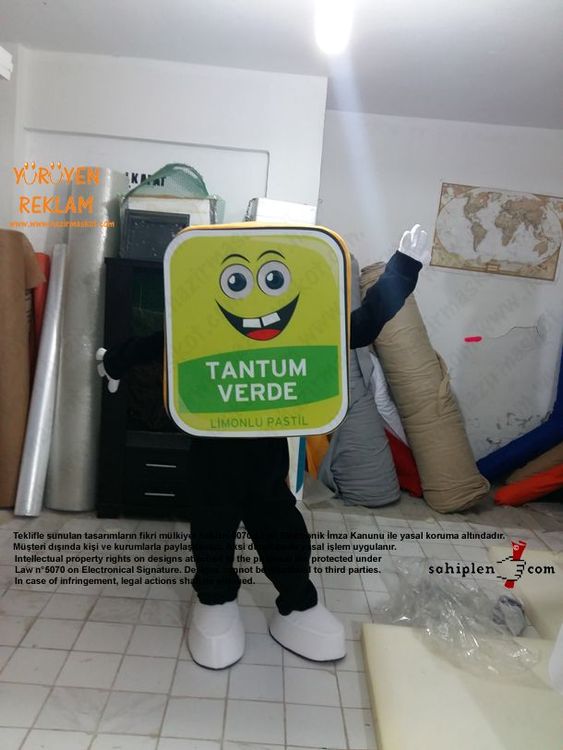 Tantum Pastil Maskot Kostümü / We Events maskot kostümü