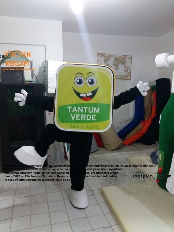 Tantum Pastil Maskot Kostümü / We Events maskot kostümü
