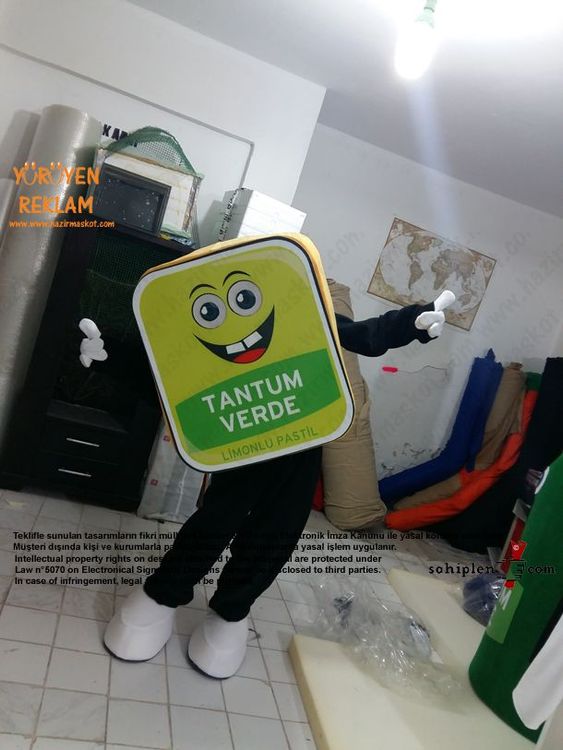 Tantum Pastil Maskot Kostümü / We Events maskot kostümü