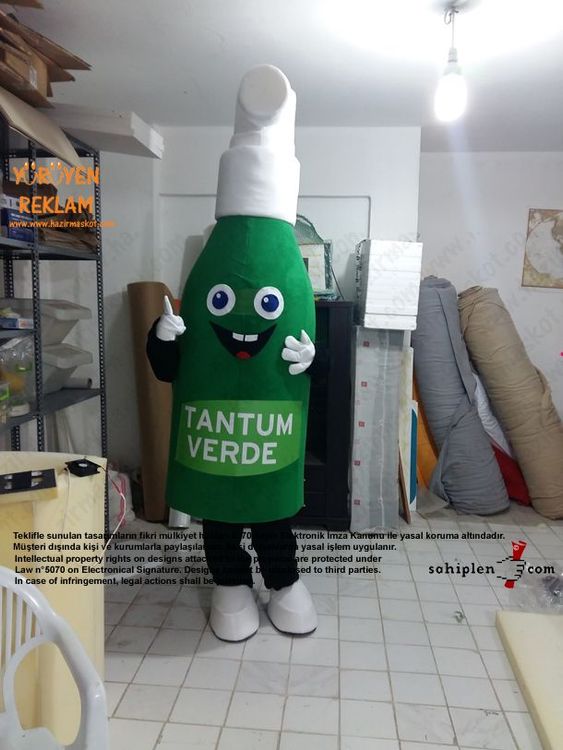 Tantum Sprey Maskot Kostümü / We Events maskot kostümü