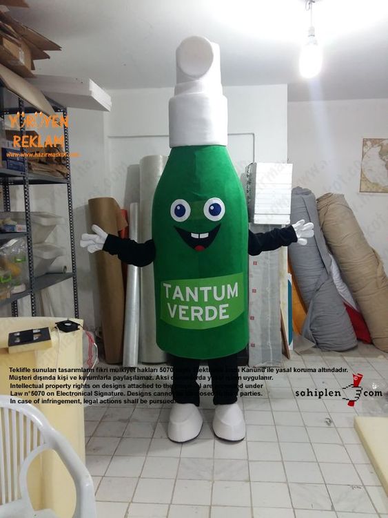 Tantum Sprey Maskot Kostümü / We Events maskot kostümü