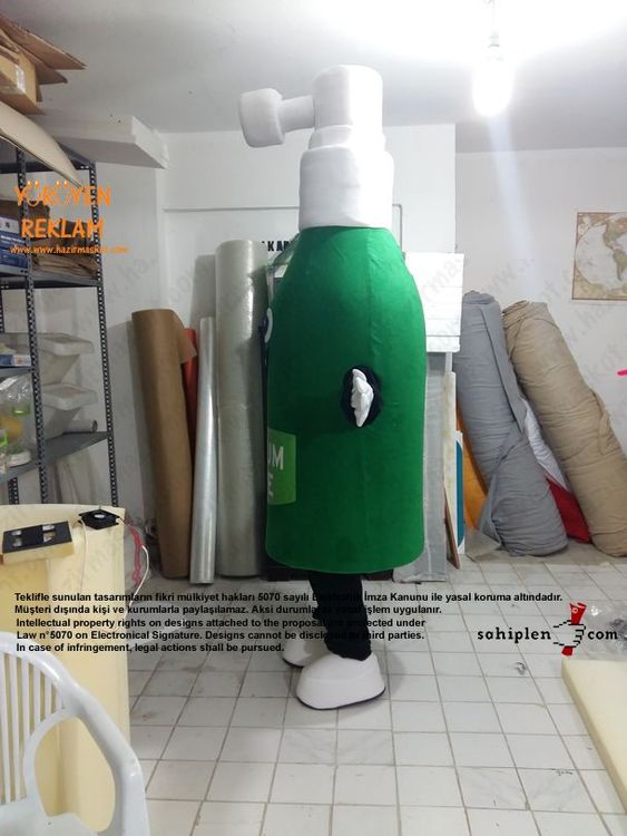 Tantum Sprey Maskot Kostümü / We Events maskot kostümü
