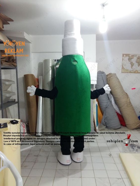 Tantum Sprey Maskot Kostümü / We Events maskot kostümü
