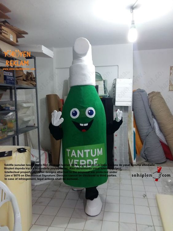Tantum Sprey Maskot Kostümü / We Events maskot kostümü
