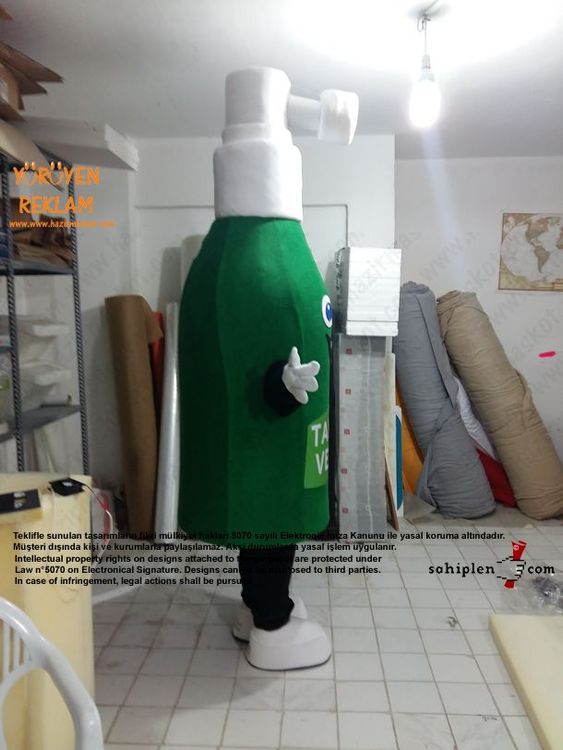 Tantum Sprey Maskot Kostümü / We Events maskot kostümü