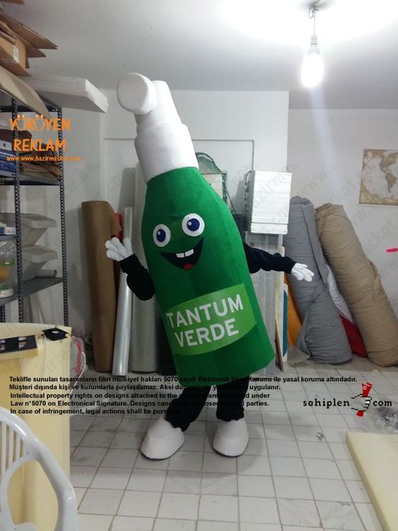 Tantum Sprey Maskot Kostümü / We Events maskot kostümü