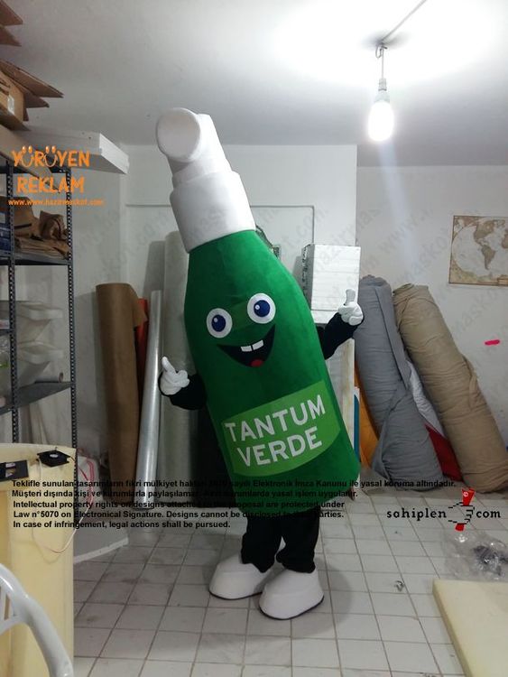 Tantum Sprey Maskot Kostümü / We Events maskot kostümü