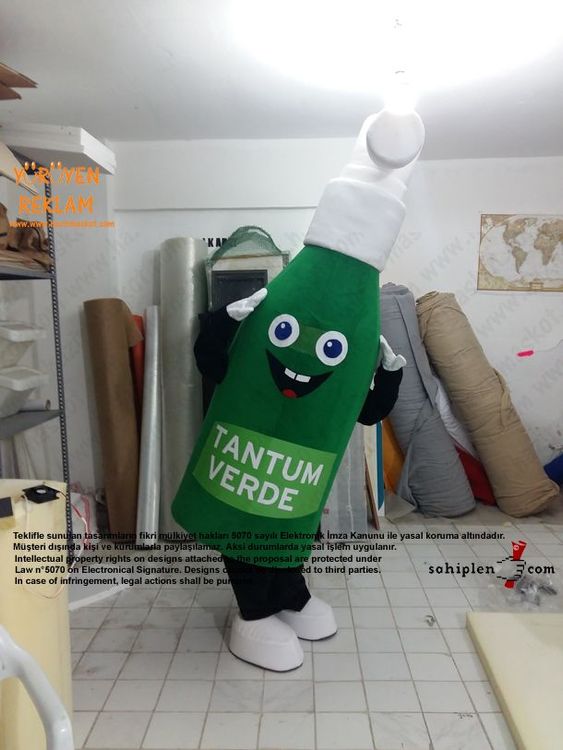 Tantum Sprey Maskot Kostümü / We Events maskot kostümü