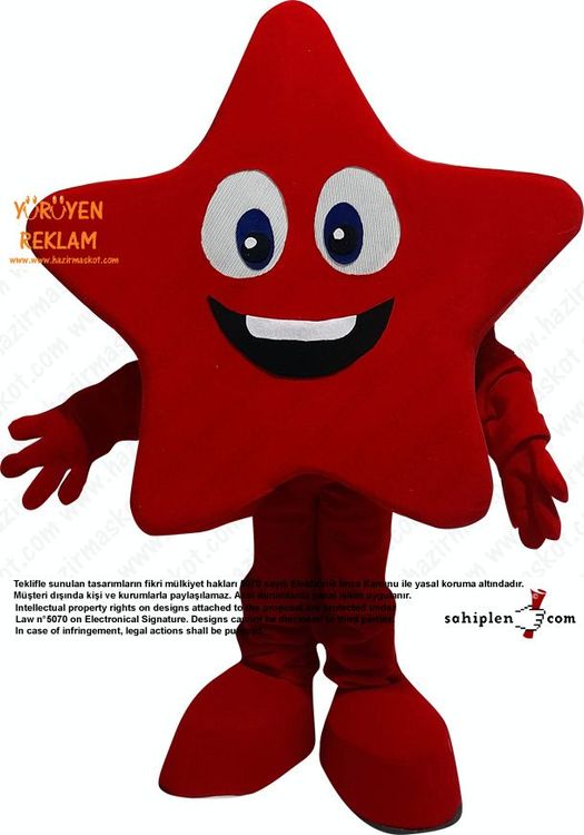 Yıldız Maskot Kostümü / Star Mascot Costume maskot kostümü