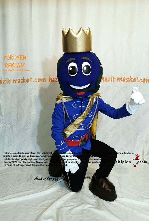 Abloom Prens Maskot / abloom.no / Norveç maskot kostümü