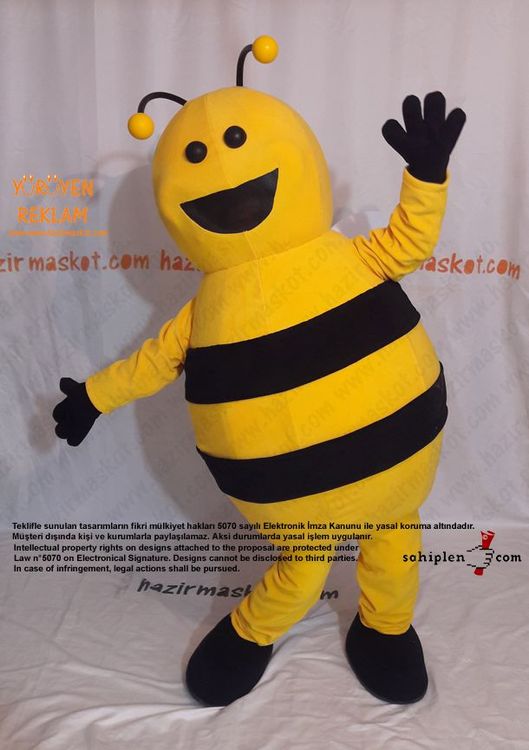 Arı Maskot Kostümü / Bee Mascot Costume maskot kostümü