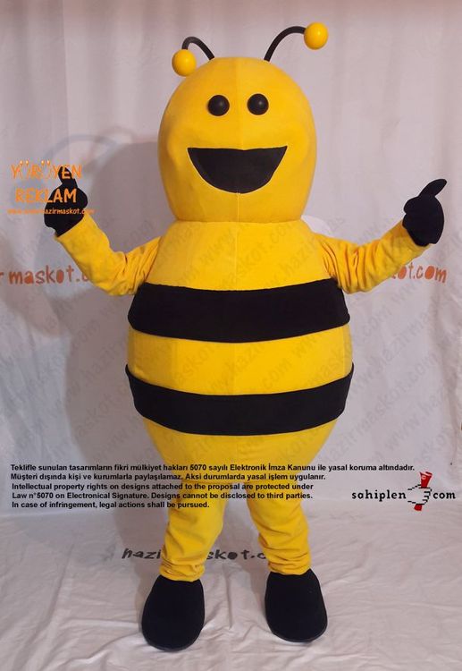 Arı Maskot Kostümü / Bee Mascot Costume maskot kostümü