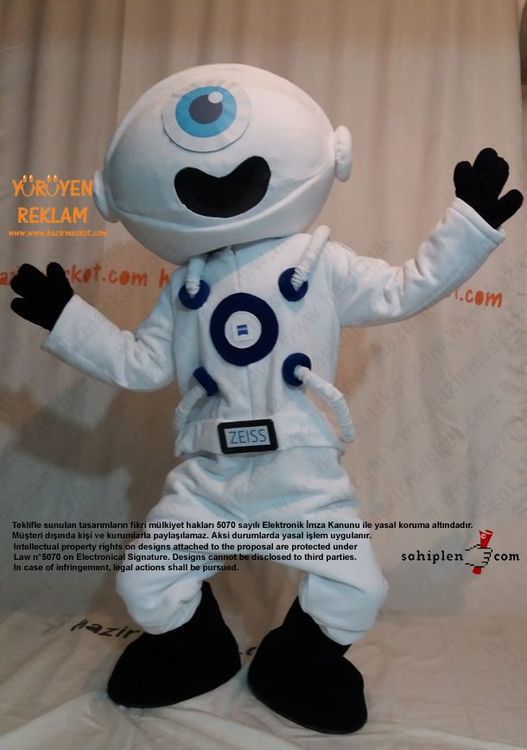 Astronot Maskot Kostümü / ZEISS maskot kostümü