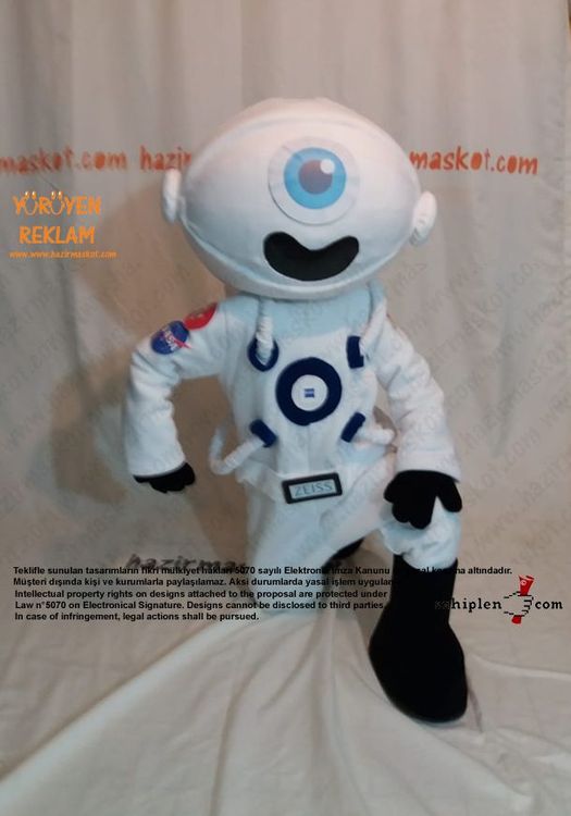 Astronot Maskot Kostümü / ZEISS maskot kostümü