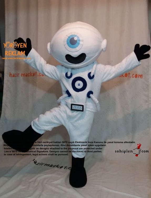 Astronot Maskot Kostümü / ZEISS maskot kostümü