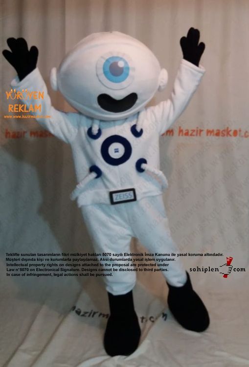 Astronot Maskot Kostümü / ZEISS maskot kostümü