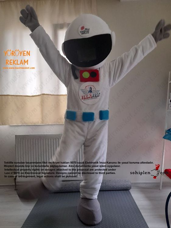 Astronot Maskot Kostümü / TeknoFest maskot kostümü