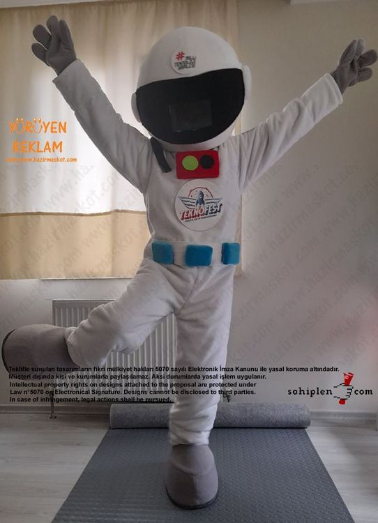 Astronot Maskot Kostümü / TeknoFest maskot kostümü