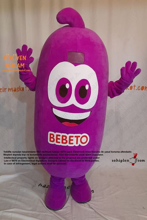 Bebeto Şeker Maskot Kostümü / Kervan Gıda maskot kostümü
